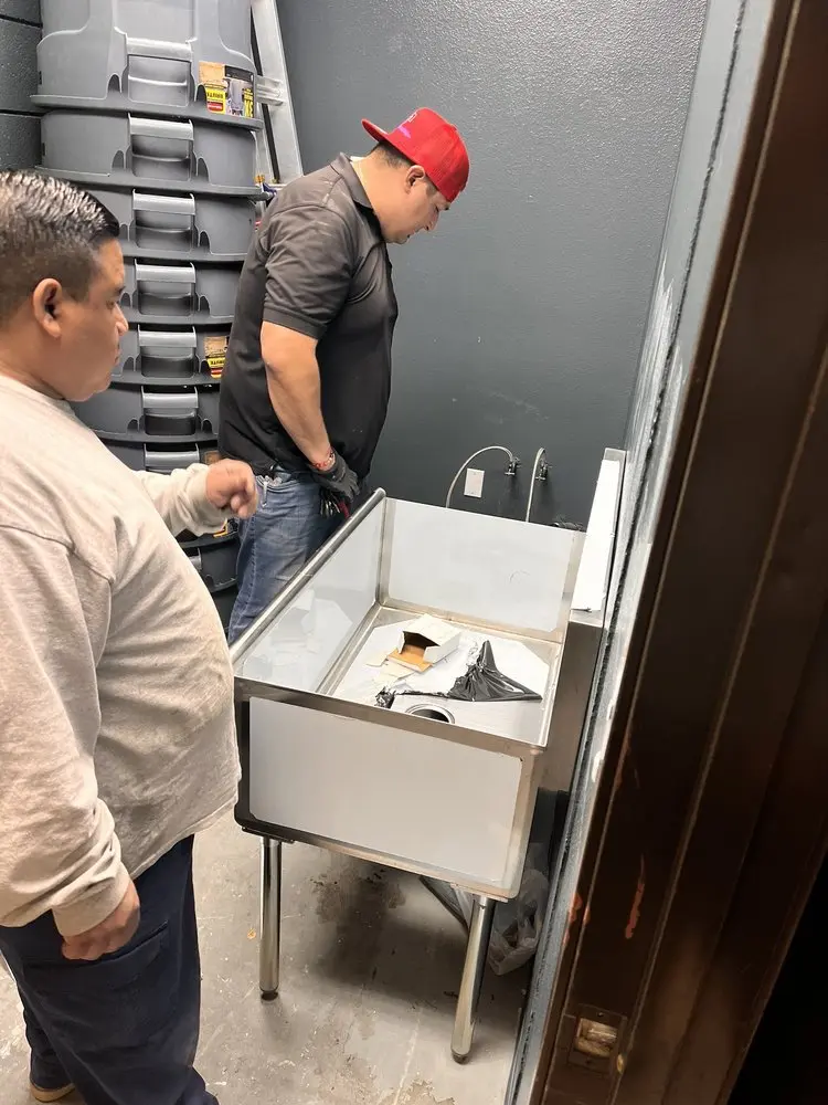 Commercial plumbing and sink installation in East Hampton